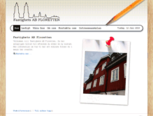 Tablet Screenshot of floretten.se